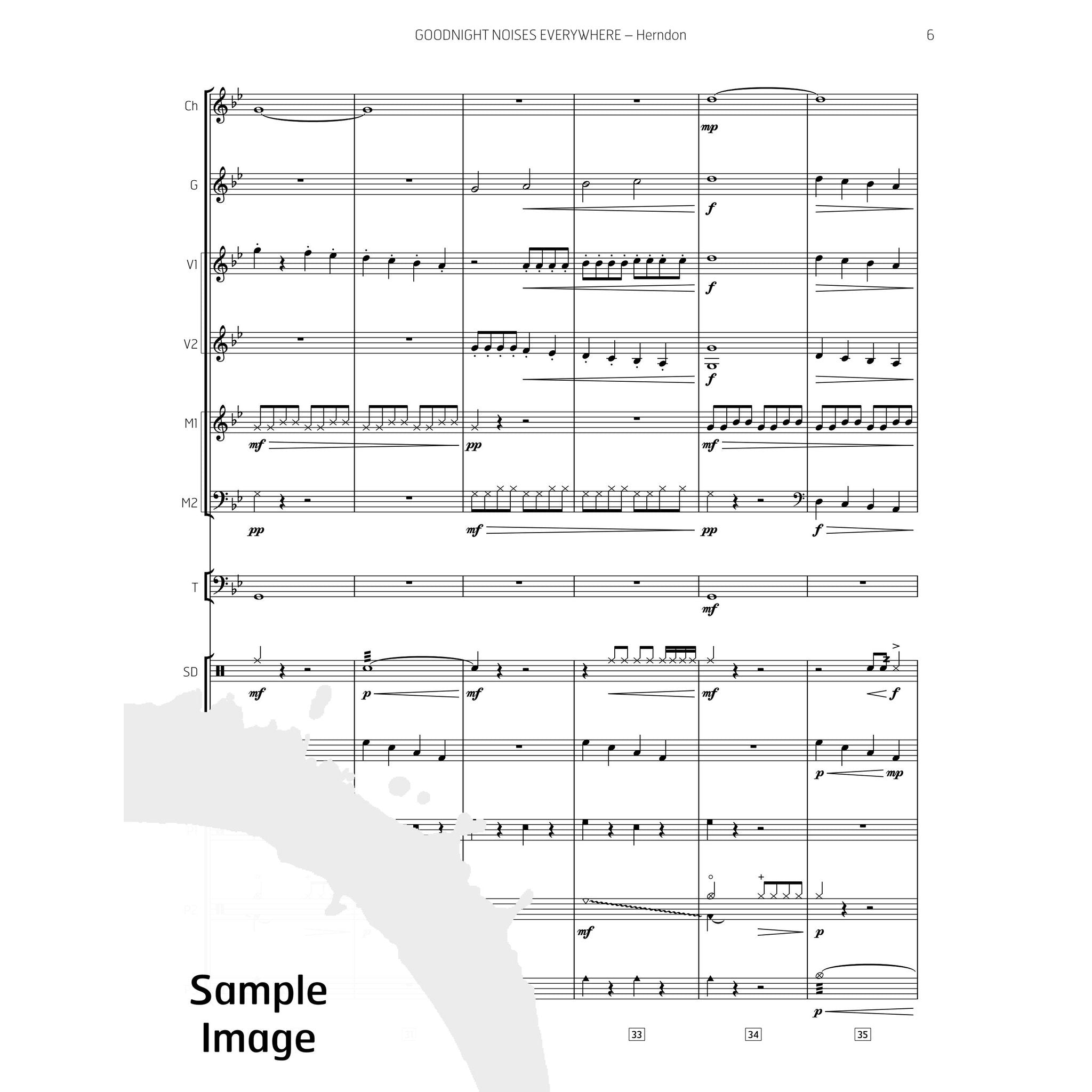 Herndon-Goodnight Noises Everywhere sample