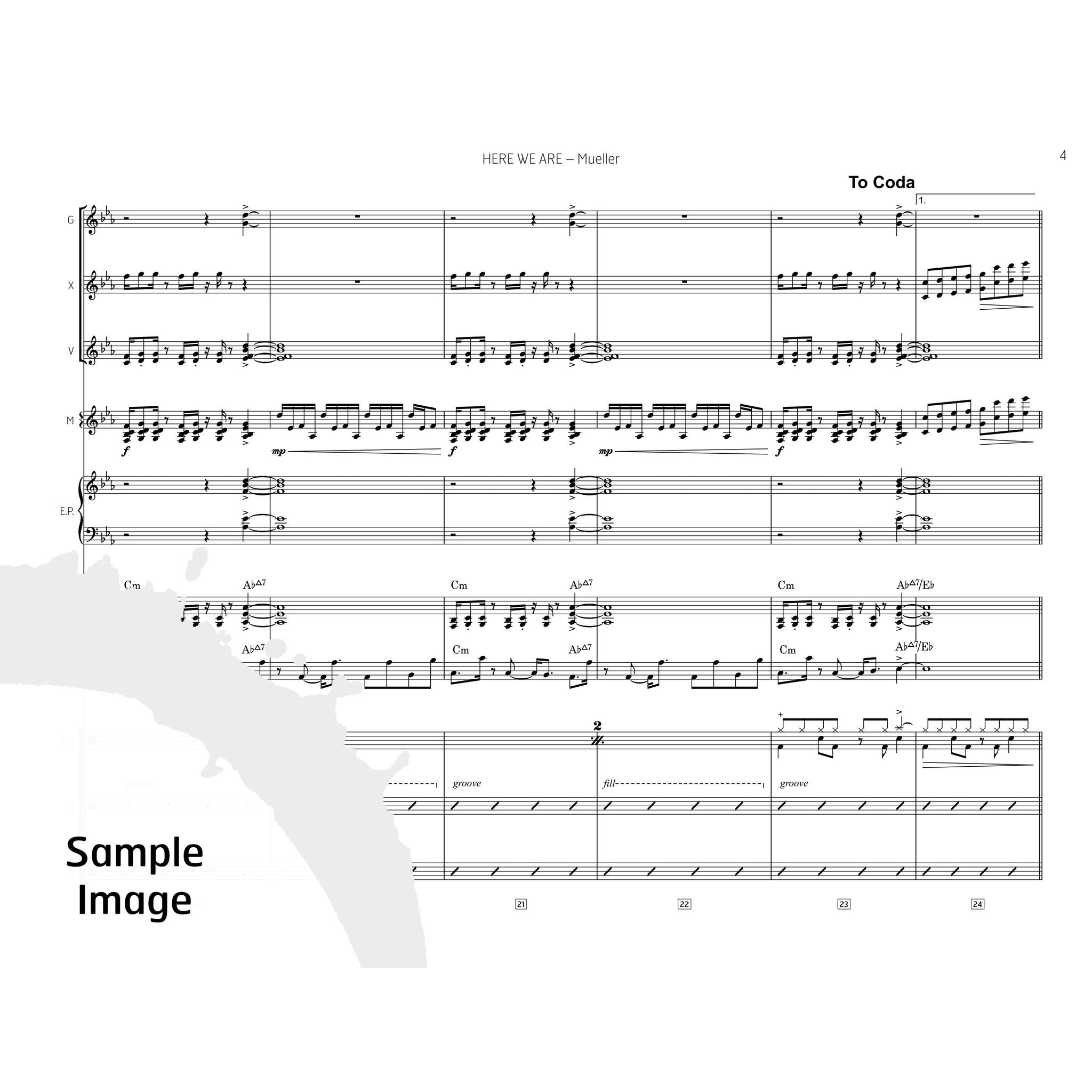 Mueller-Here We Are sample