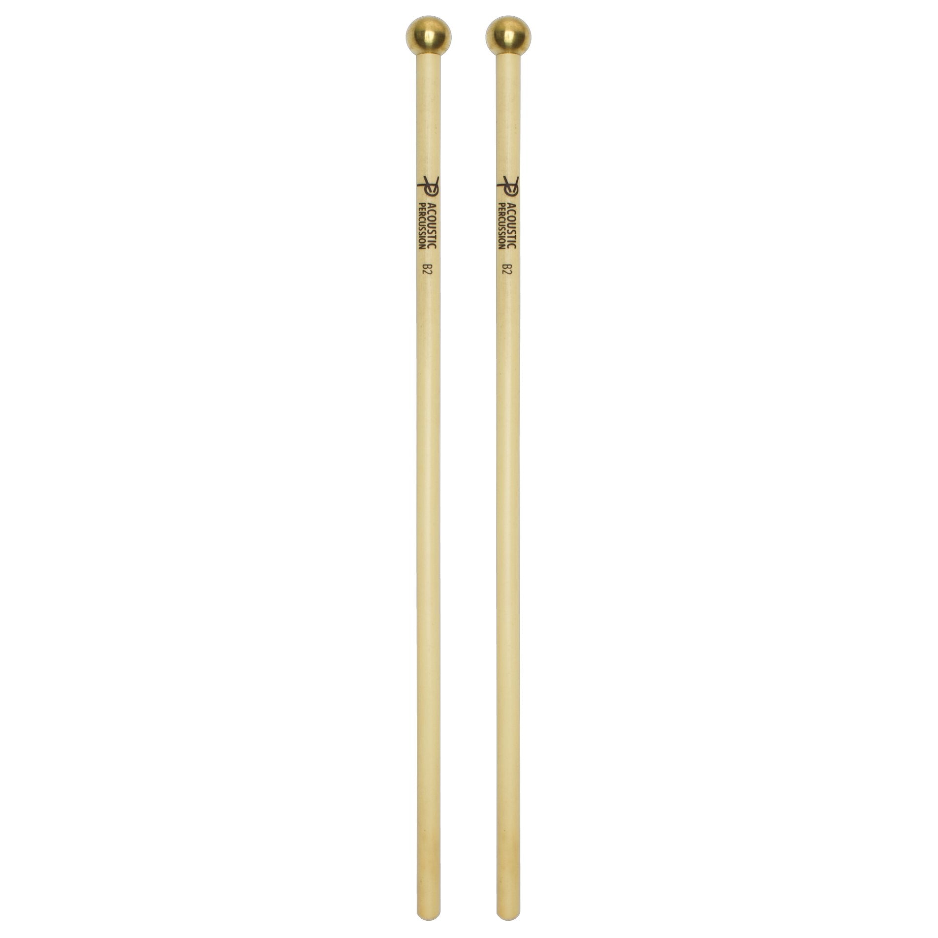 Acoustic Percussion Metallic Series B2 Glockenspiel Mallets - Rattan ACO-B2