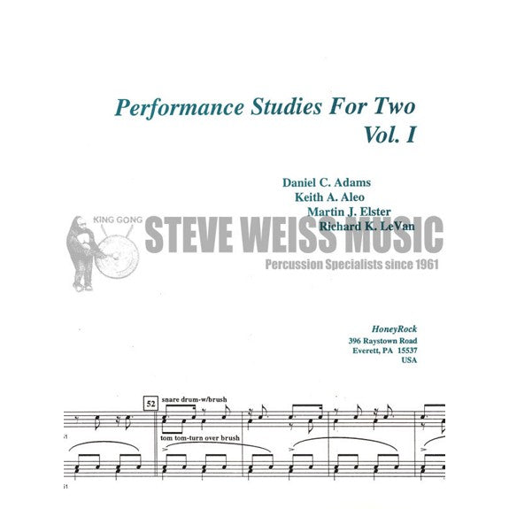 Adams/Aleo/Elster/LeVan-Performance Studies for Two vol. 1