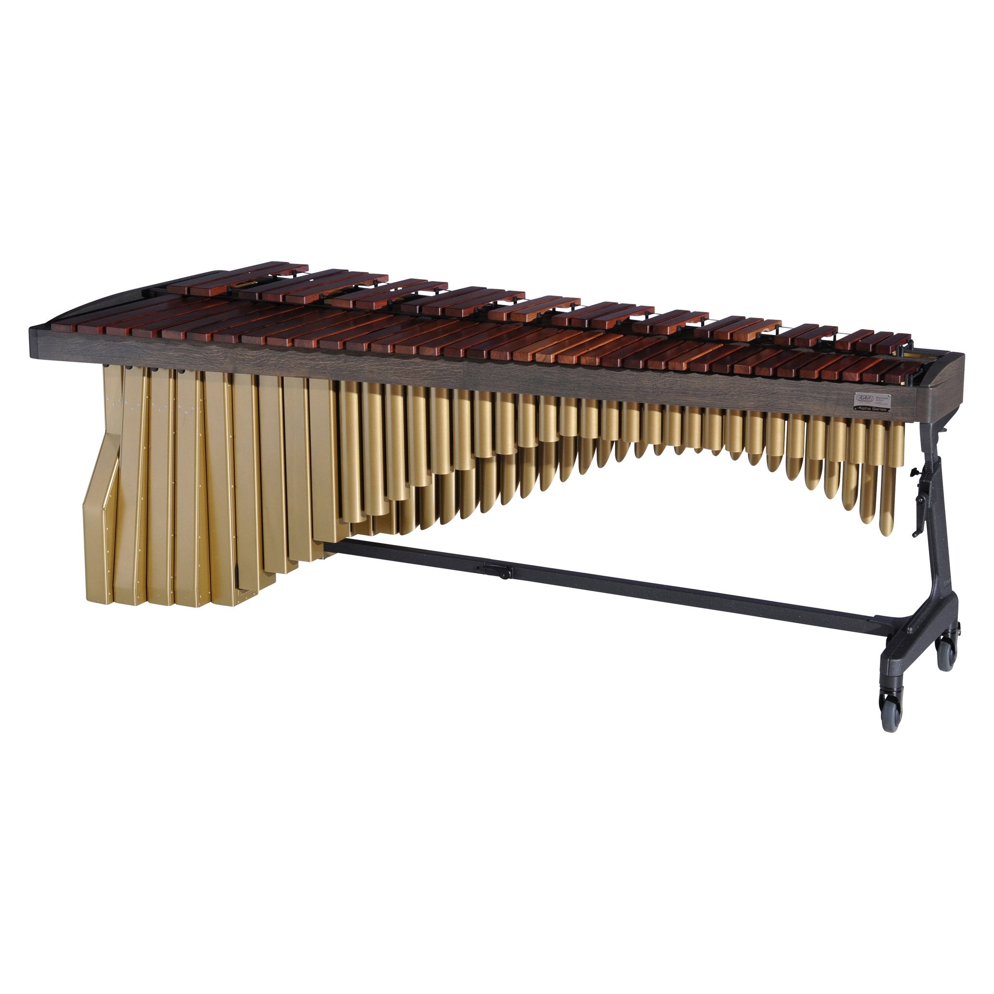 Adams Alpha Marimba Graphite Satin Gold MAHAA50/9G3 Players Side