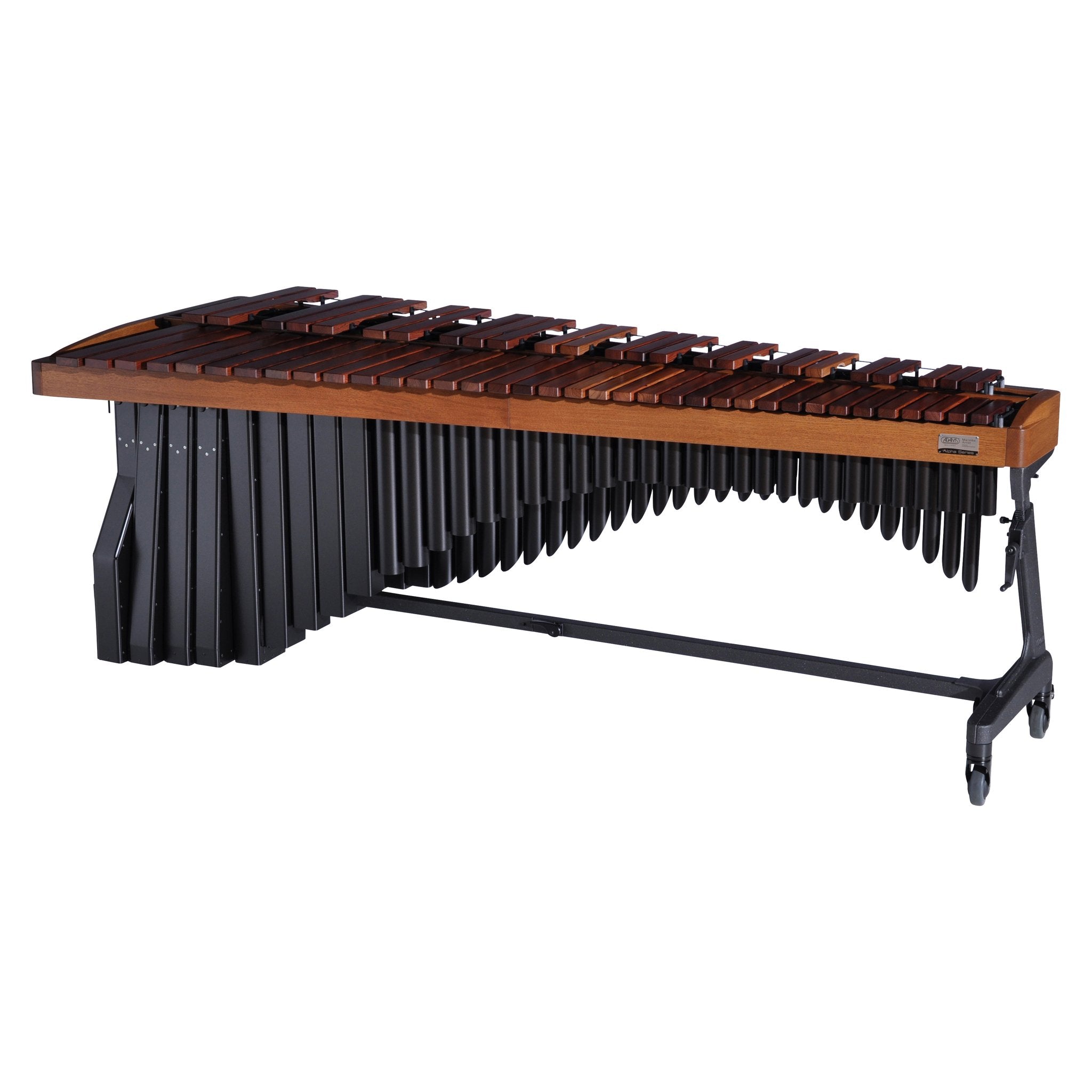 Adams Alpha Marimba MAHAA50 Walnut Midnight Black Players Side