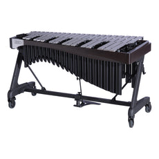Adams Alpha Series 3 Octave Vibraphone, Silver Bars, w/Motor and Apex Frame Espresso, Midnight Black Resonators ADM-VAWA30S/9E1