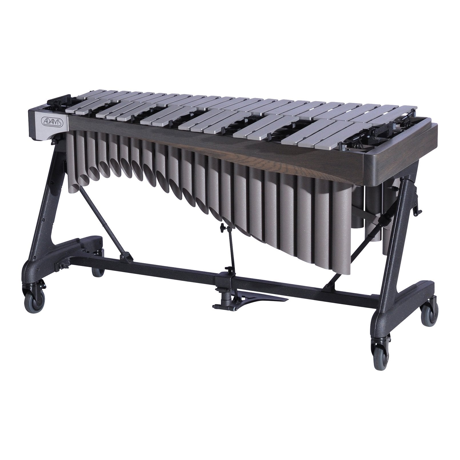 Adams Alpha Series 3 Octave Vibraphone, Silver Bars, w/Motor and Apex Frame Graphite Rails, Desert Resonators ADM-VAWA30S/9G2