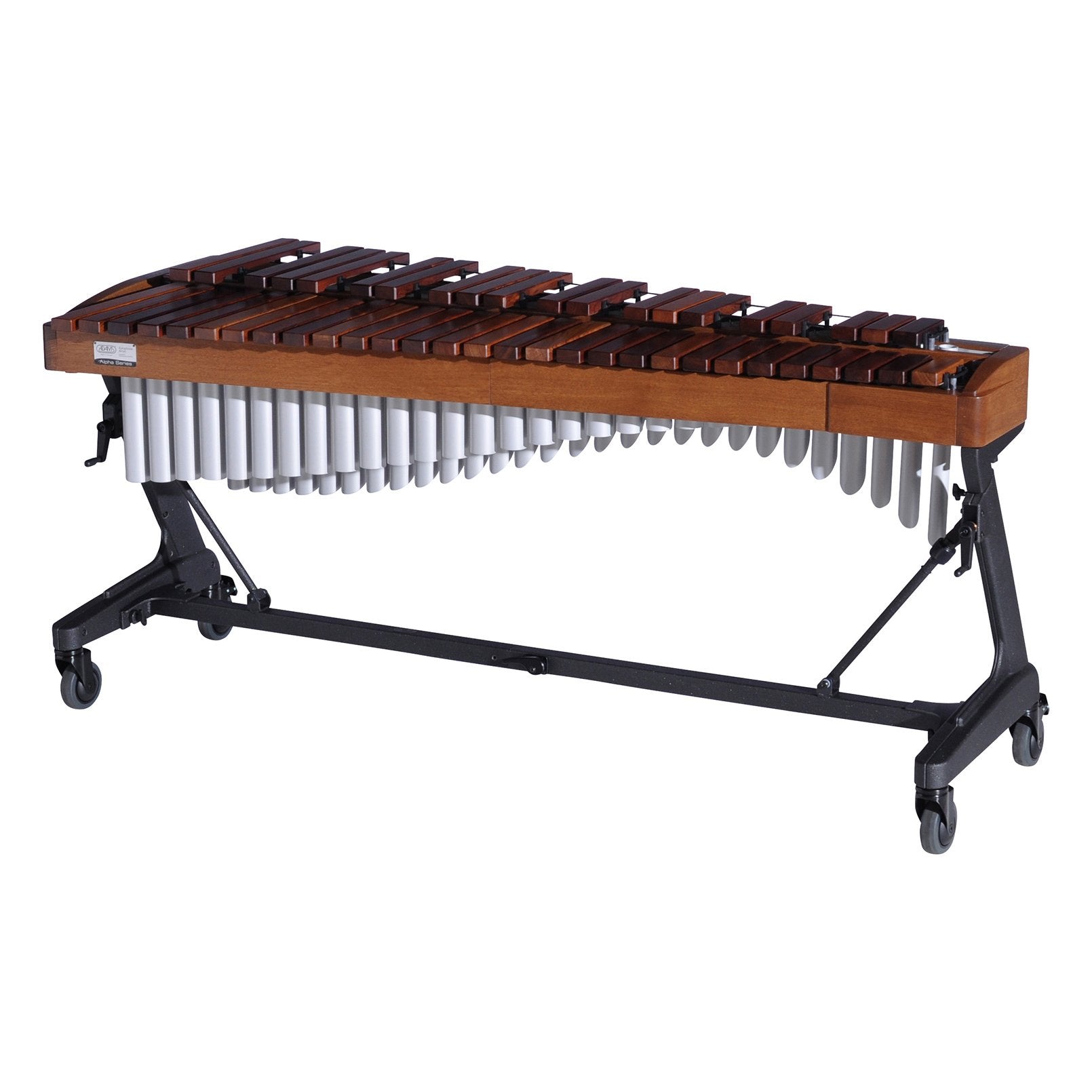 Adams Alpha Series 3.5 Octave Rosewood Xylophone w/Apex Frame Walnut Rails, Titanium Silver Resonators ADM-XAHAA35/9T5 Rear