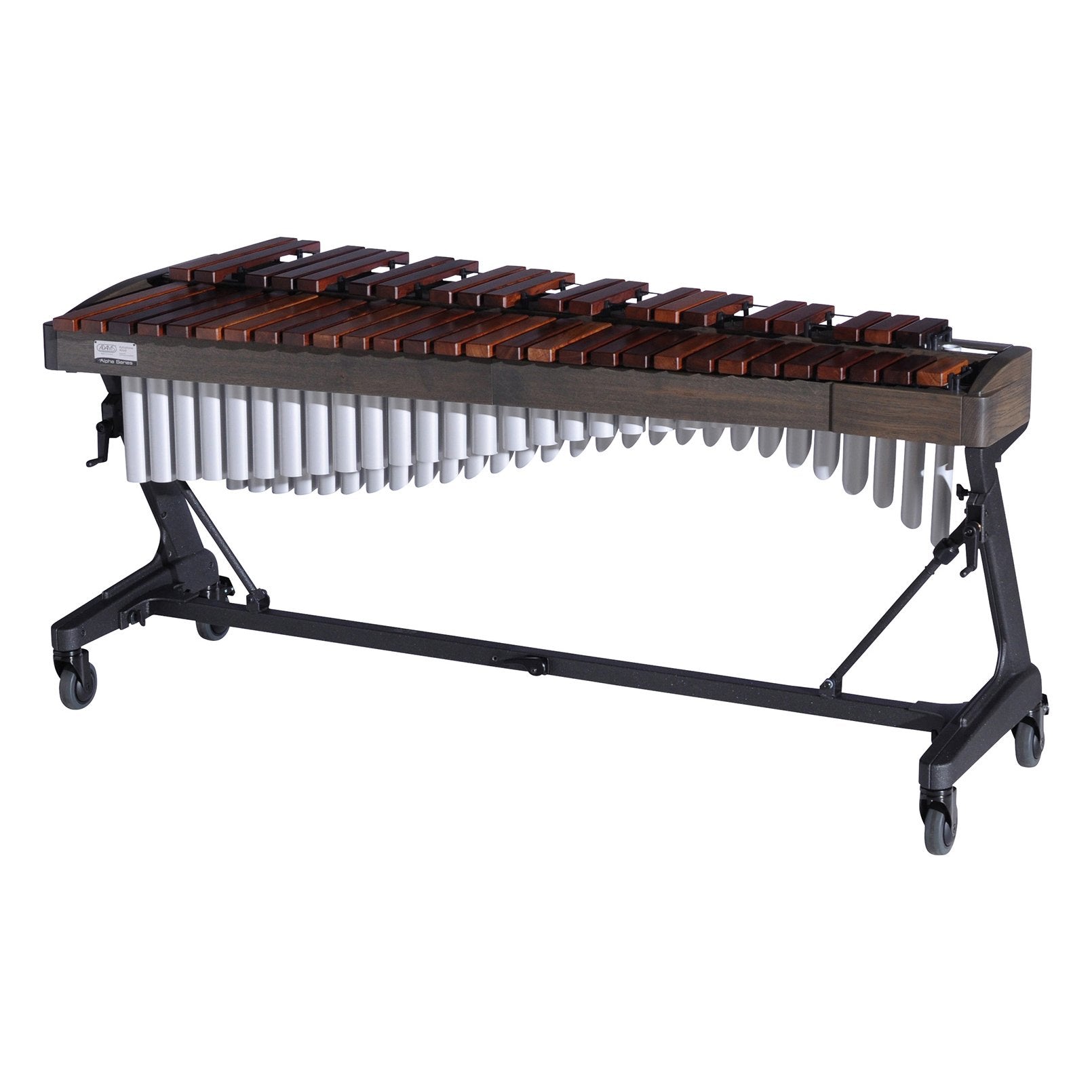 Adams Alpha Series 4.0 Octave Rosewood Xylophone w/Apex Frame Graphite Rails, Titanium Silver Resonators ADM-XAHAA40/9G5 Rear