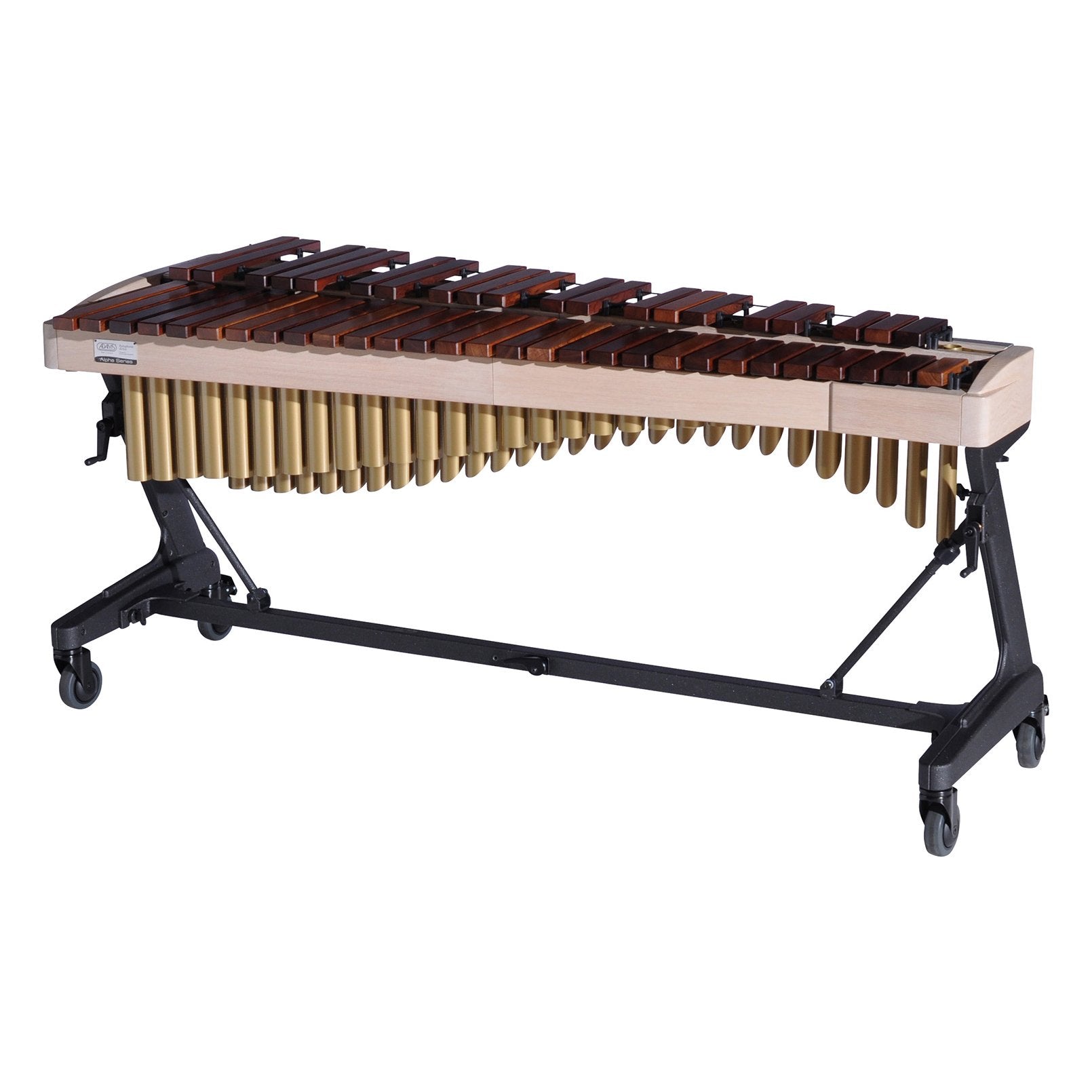 Adams Alpha Series 4.0 Octave Rosewood Xylophone w/Apex Frame White Wash Rails, Gold Resonators ADM-XAHAA40/9W3 Rear