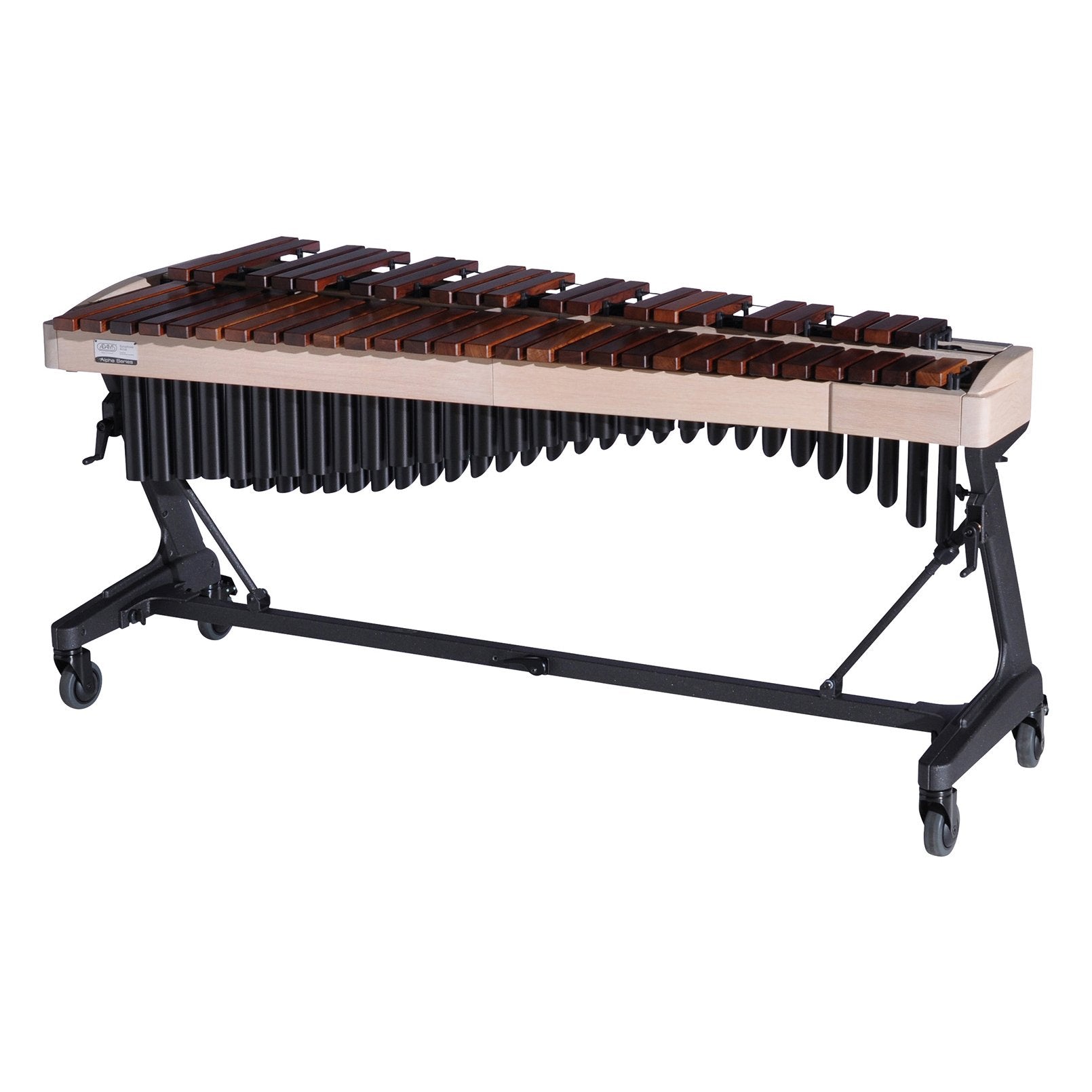 Adams Alpha Series 4.0 Octave Rosewood Xylophone w/Apex Frame White Wash Rails, Midnight Black Resonators ADM-XAHAA40/9W1 Rear