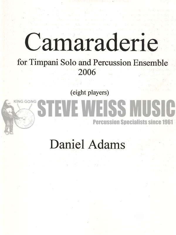 Adams-Camaraderie (SP)-Solo 4T/B/V/C/M/X/P