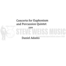 Adams-Concerto for Euphonium and Perc. Quintet (SP)-B/V/M /4T/P/EU