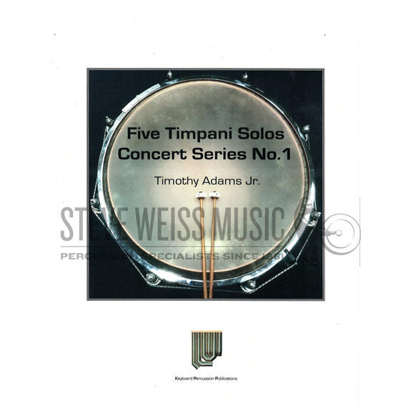 Adams-Five Timpani Solos (Concert Series No. 1)-4T