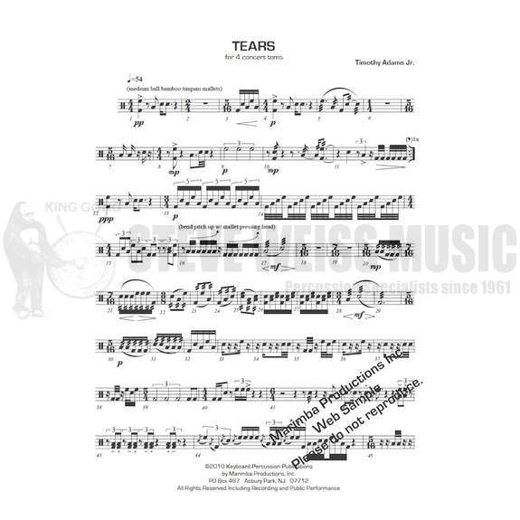 Adams, T.-Tears-4 concert toms