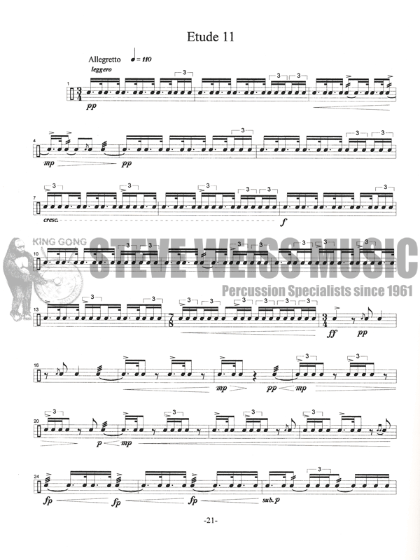 Aleo-Advanced Etudes for Snare Drum