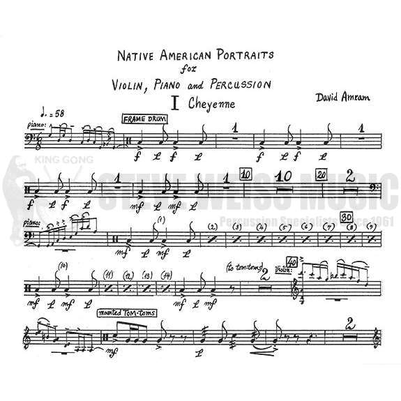 Amram-Native American Portraits (Parts only)-P/M/VN/PN OS