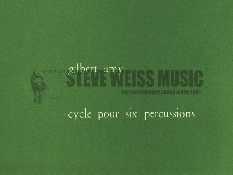 Amy-Cycle for Six Percussions(S)-P/2V/2X OS