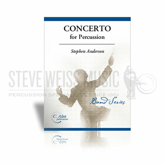 Anderson-Concerto for Percussion & Wind Ensemble (SP)-B/2V/C/Cro./M/P/Wind ens.