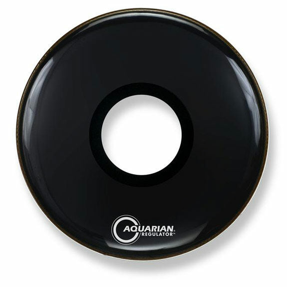 22" Aquarian Regulator Black Bass Drum Head