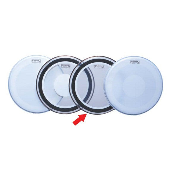 13" Aquarian Studio X Clear Drumhead