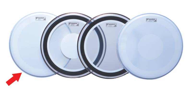 08" Aquarian Texture Coated Studio X Drumhead
