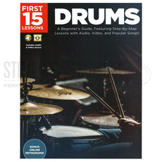 Arber-First 15 Lessons: Drums (Audio & Video Access Included)
