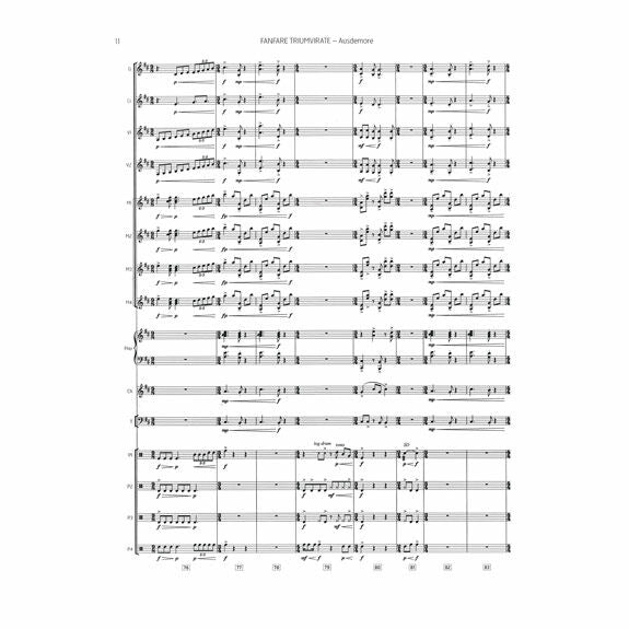 Ausdemore-Fanfare Triumvirate (SP)-B/2V/C/Cro./X/4M/5T/P/PN
