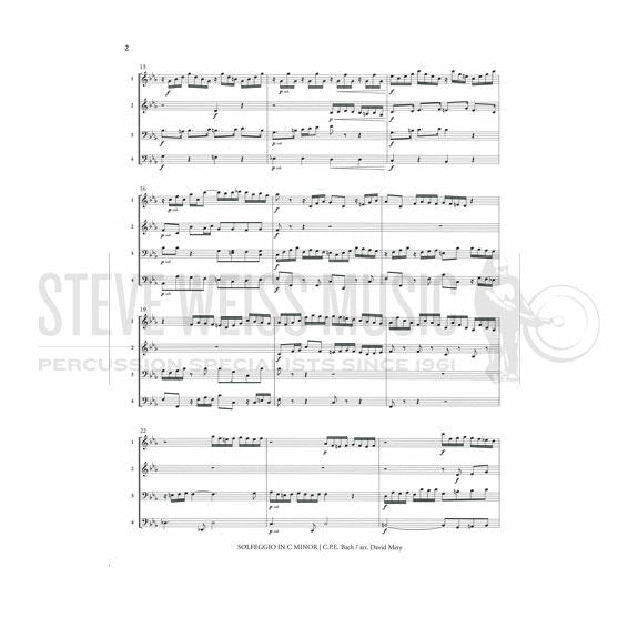 Bach, C.P.E.-Solfeggio in C Minor arr. Mety (SP)-4M