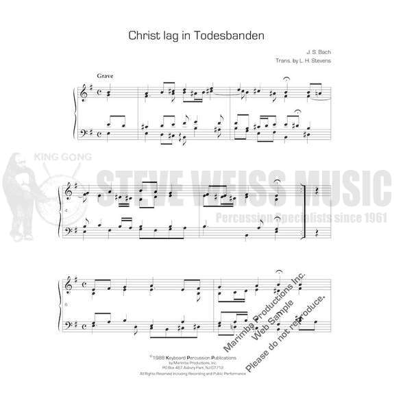 Bach-Chorale 371: Christ Lag in Todesbanden-Stevens-M