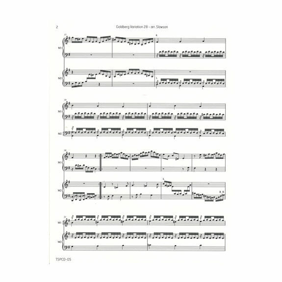 Bach-Goldberg Variation 28 arr. Slawson (SP)-2M