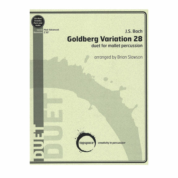 Bach-Goldberg Variation 28 arr. Slawson (SP)-2M