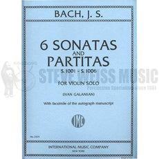 Bach-Six Sonatas and Partitas for Violin-Galamian