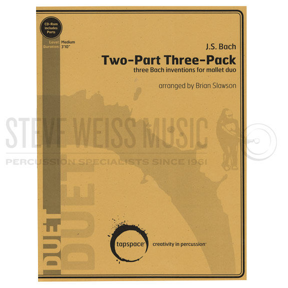 Bach-Two-Part Three-Pack arr. Slawson (SP)-2M