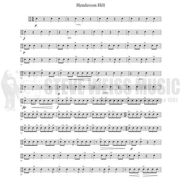 Baker-15 Progressive Snare Drum Solos