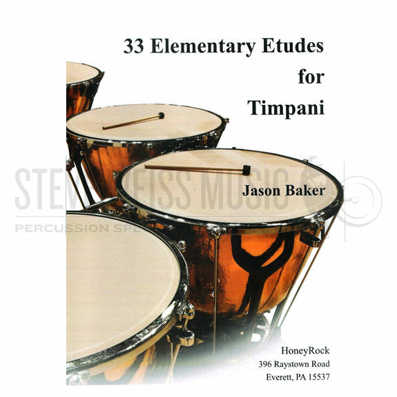 Baker-33 Elementary Etudes for Timpani