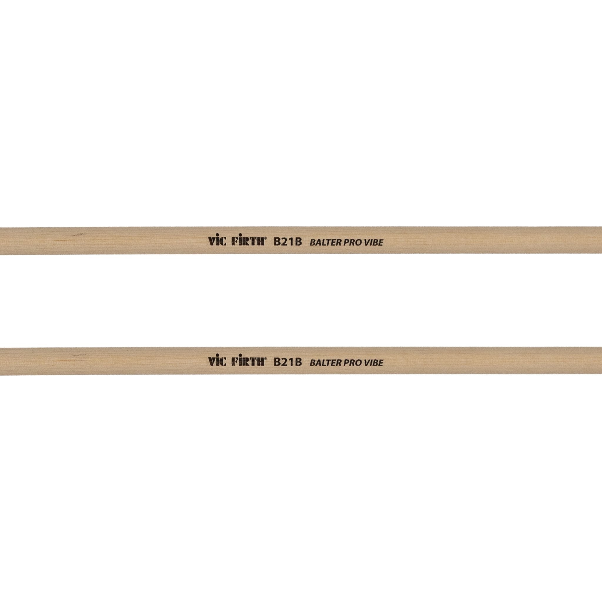 Balter b21b Pro vibe Vibraphone Mallets Birch Handle Logo