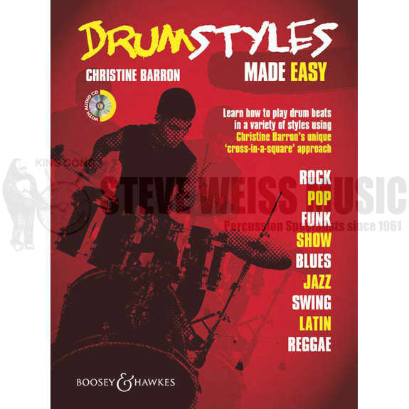 Barron-Drum Styles Made Easy (CD)