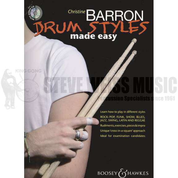 Barron-Drum Styles Made Easy (CD)