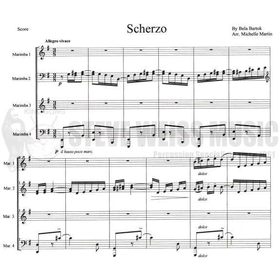 Bartok-Scherzo arr. Martin (SP)-4M