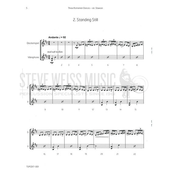 Bartok-Three Romanian Dances arr. Slawson (SP)-B/V