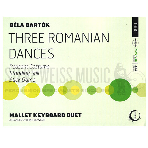 Bartok-Three Romanian Dances arr. Slawson (SP)-B/V