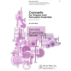 Beck-Concerto for Timpani and Percussion (SP)-4T solo/P/M/X/V/B/