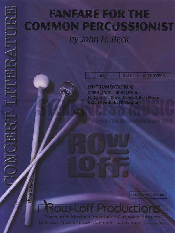Beck-Fanfare for the Common Percussionist (SP)-4T/P