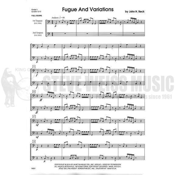 Beck-Fugue and Variations (2S)-8T