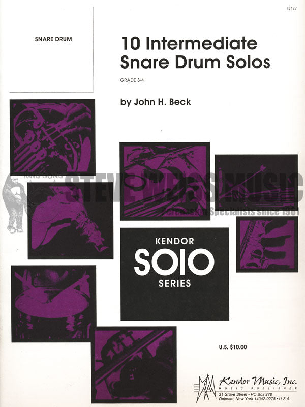 Beck-Ten Intermediate Snare Drum Solos