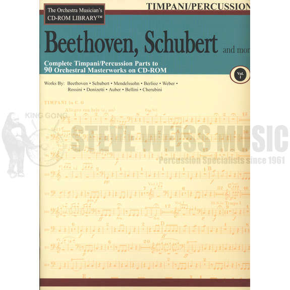 Beethoven/Schubert/Others-complete Timpani/Percussion (CD ROM)
