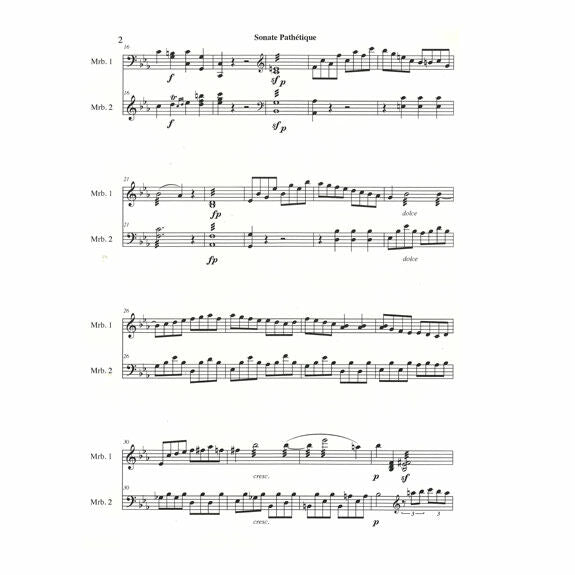 Beethoven-Sonate Pathetique arr. Blodgett/Morris (SP)-2M