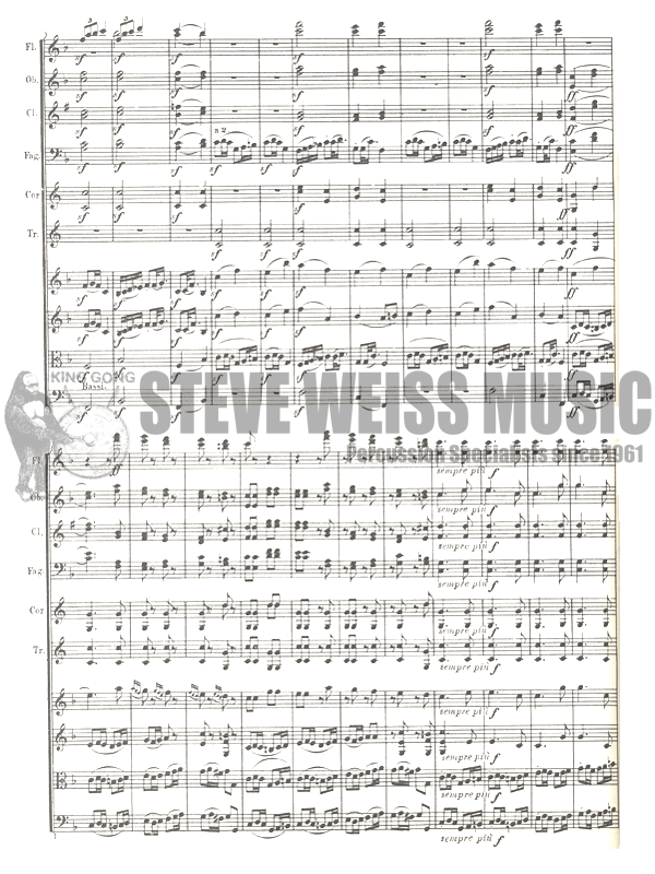 Beethoven-Symphonies No. 5, 6, & 7 (Score)