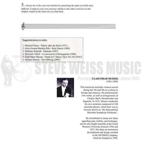 Berg-Studies for Marimba