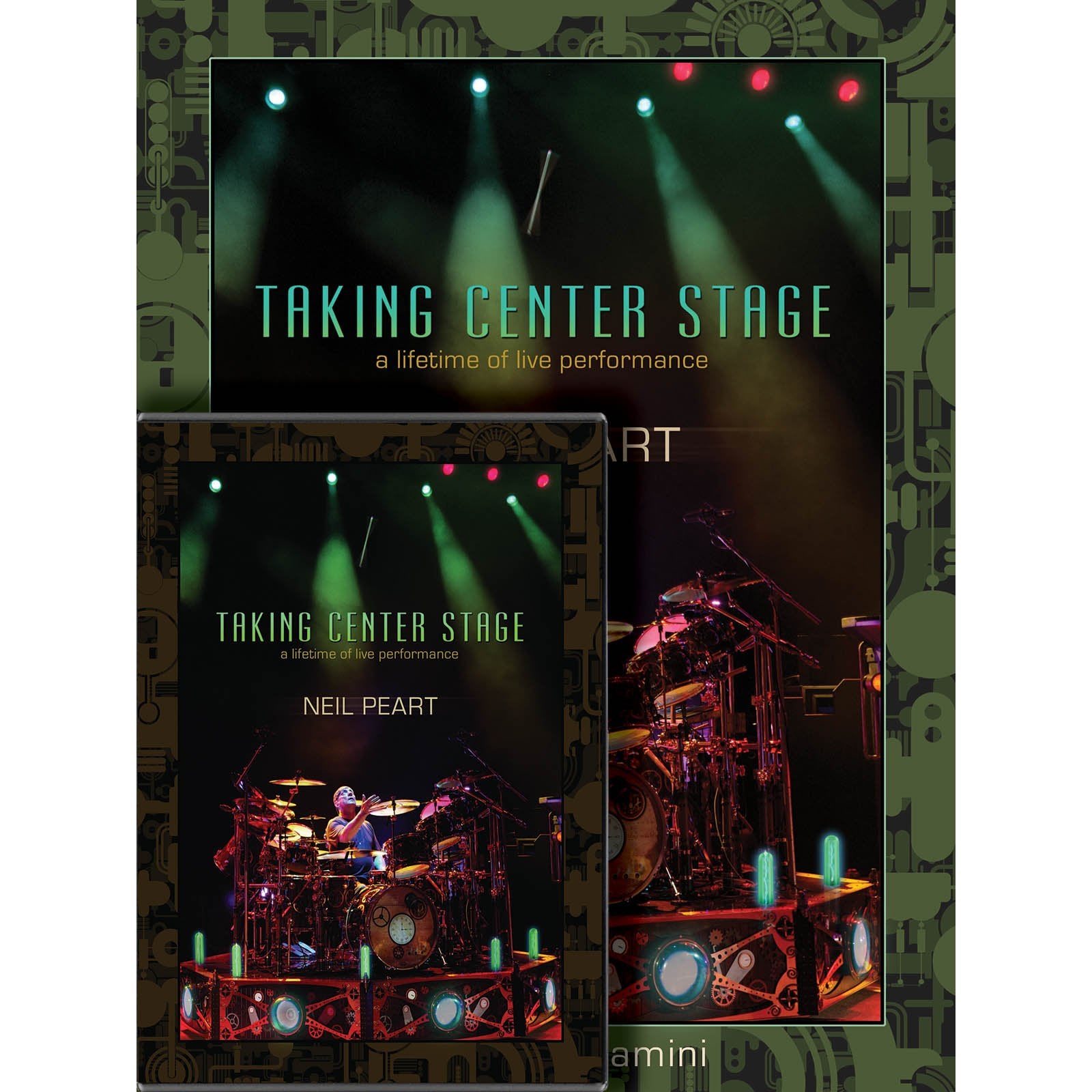 Bergamini-Neil Peart: Taking Center Stage (Book & DVD)