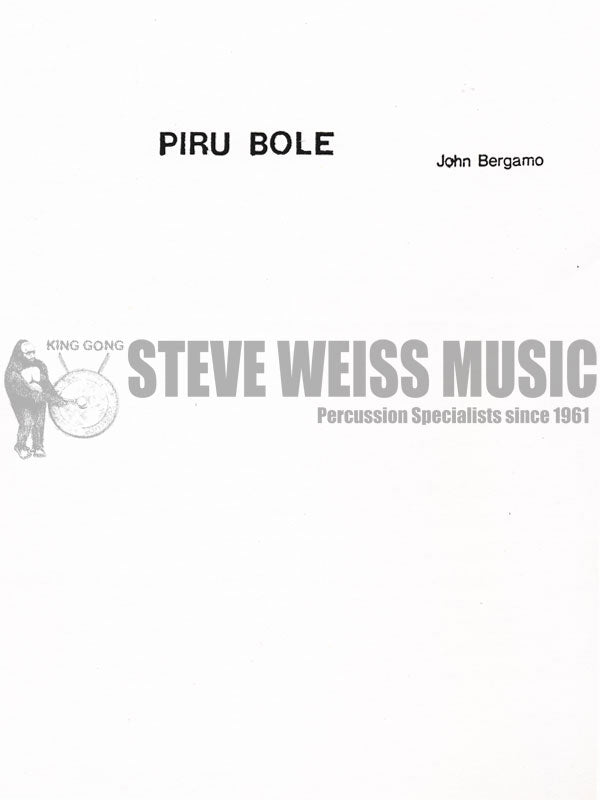 Bergamo-Piru Bole-Opt. Perc.