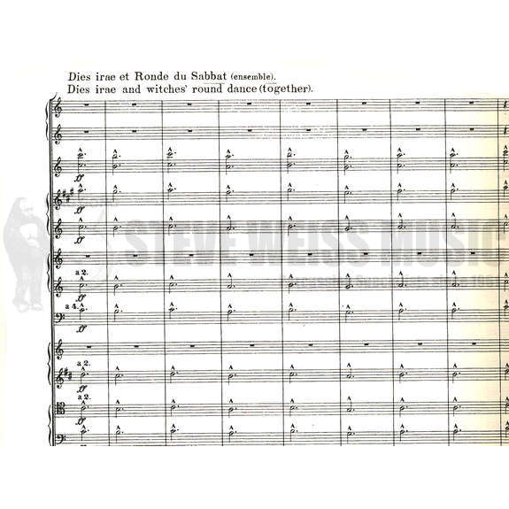 Berlioz-Symphonie Fantastique/Harold in Italy (Score)